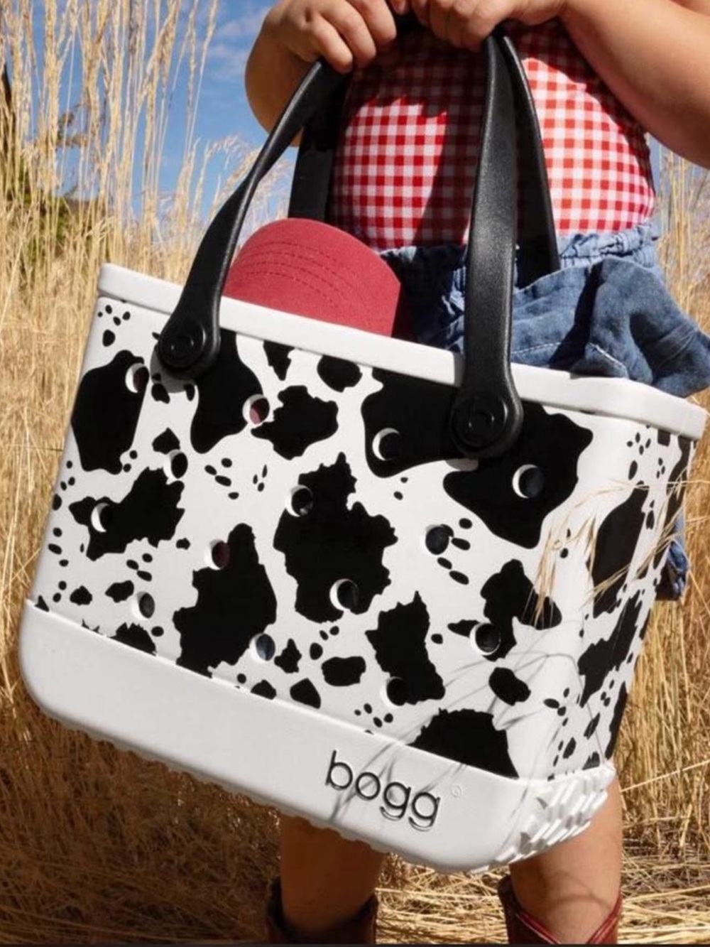 Bogg Bag Cow Print tote bag
